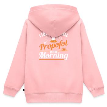 Anesthetist Anaesthesiologist Anesthesia - Kids Premium Organic Zip-up Hoodie - rose - Back - AI Model Kid Female (0cm)
