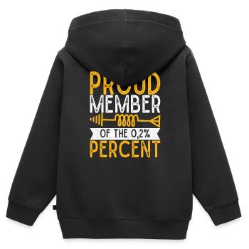 Ham Radio Ham Funker - Kinder Premium Organic Zip Hoodie - Schwarz - Hinten - AI Model Kid Male (0cm)