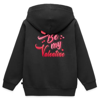 Sois mon chéri - Sweat Premium à capuche zippé enfant bio - noir - Dos - AI Model Kid Male (0cm)