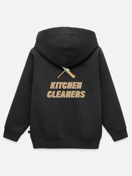 KITCHEN CLEANERS - Kinder Premium Organic Zip Hoodie - Schwarz