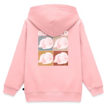 Turbocompresseur boosté - Turbo & Tuning - Sweat Premium à capuche zippé enfant bio - rose - Dos - AI Model Kid Female (0cm)