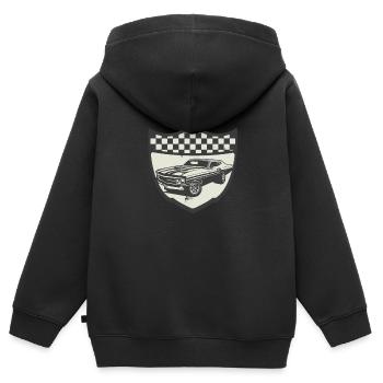 Rennauto Muscle Car Logo Motorsport Autoliebhaber - Kinder Premium Organic Zip Hoodie - Schwarz - Hinten - AI Model Kid Male (0cm)