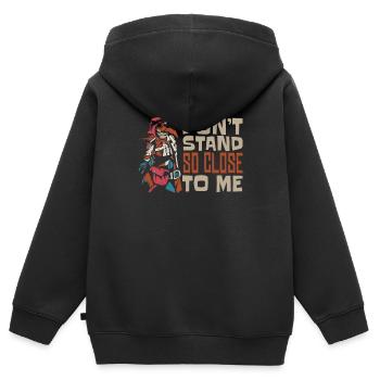 Pest Doktor Pest Doktor Maske Medikamente - Kinder Premium Organic Zip Hoodie - Schwarz - Hinten - AI Model Kid Male (0cm)