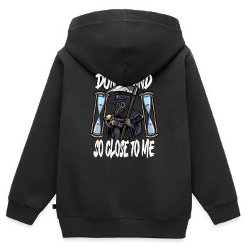 Seuchendoktor-Outfit Seuchendoktor-Maske Medikamente - Kinder Premium Organic Zip Hoodie - Schwarz - Hinten - AI Model Kid Male (0cm)