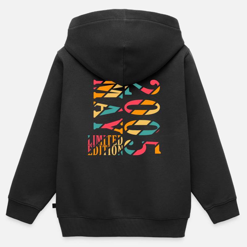 Mai 2005 Jubilé Mai 2005 Don 2005 - Sweat Premium à capuche zippé enfant bio - noir