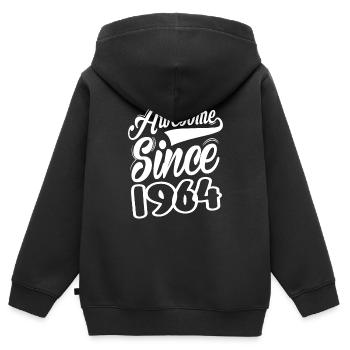 Awesome Since 1964 - Kinder Premium Organic Zip Hoodie - Schwarz - Hinten - AI Model Kid Male (0cm)