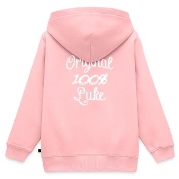 100% Original Hatch - Kids Premium Organic Zip-up Hoodie - rose - Back - AI Model Kid Female (0cm)