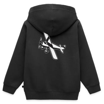 Remote Controlled Airplane Model Airplane - Kids Premium Organic Zip-up Hoodie - black - Back - AI Model Kid Male (0cm)
