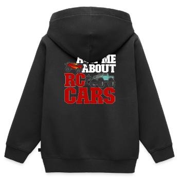 RC Car Remote Control Car - Kids Premium Organic Zip-up Hoodie - black - Back - AI Model Kid Male (0cm)