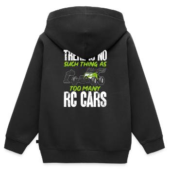 RC Car Remote Control Car - Kids Premium Organic Zip-up Hoodie - black - Back - AI Model Kid Male (0cm)