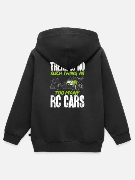 RC Car Ferngesteuertes Auto - Kinder Premium Organic Zip Hoodie - Schwarz