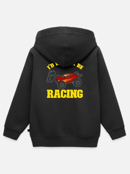 RC Car Ferngesteuertes Auto - Kinder Premium Organic Zip Hoodie - Schwarz