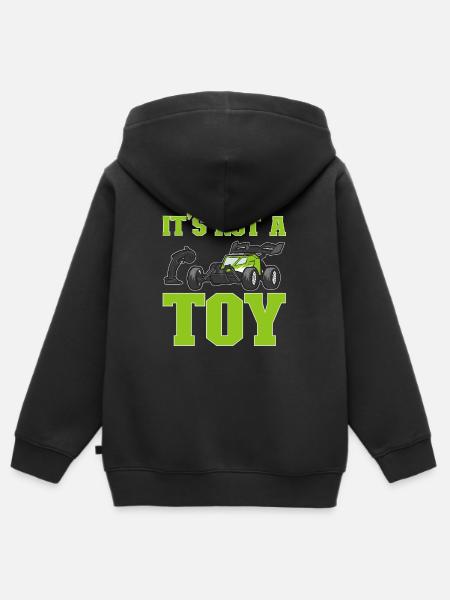 RC Car Ferngesteuertes Auto - Kinder Premium Organic Zip Hoodie - Schwarz