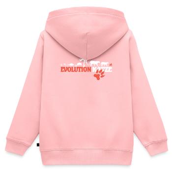Katzenfreund, Katzenzubehör Geschenk - Kinder Premium Organic Zip Hoodie - Rosa - Hinten - AI Model Kid Female (0cm)