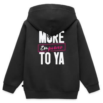 Feminismus Feminismus Frauen Gleichberechtigung - Kinder Premium Organic Zip Hoodie - Schwarz - Hinten - AI Model Kid Male (0cm)