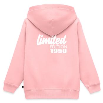 Limited Edition 1950 - Kids Premium Organic Zip-up Hoodie - rose - Back - AI Model Kid Female (0cm)