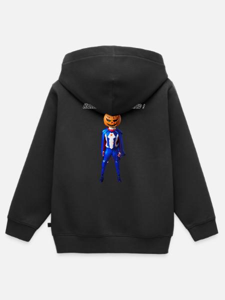 Halloween-Modus aktiviert ! - Kinder Premium Organic Zip Hoodie - Schwarz
