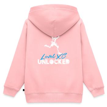 level xc unlocked Design for a cross country fan - Kids Premium Organic Zip-up Hoodie - rose - Back - AI Model Kid Female (0cm)