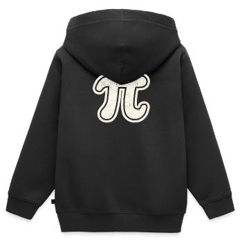 Funny Pi Day 3.14 Liebe Mathe Algebra Geometrie - Kinder Premium Organic Zip Hoodie - Schwarz - Hinten - AI Model Kid Male (0cm)