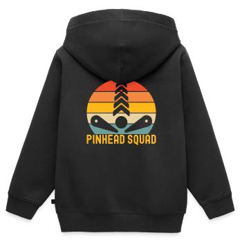 Pinball Flipper - Kids Premium Organic Zip-up Hoodie - black - Back - AI Model Kid Male (0cm)