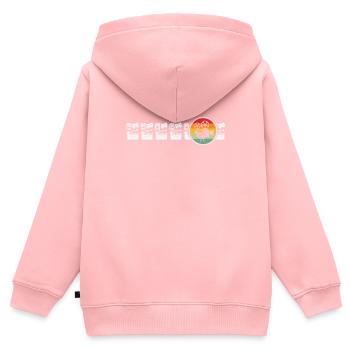 Kino Filmnacht Filmfan Kinokamera Cam - Kinder Premium Organic Zip Hoodie - Rosa - Hinten - AI Model Kid Female (0cm)