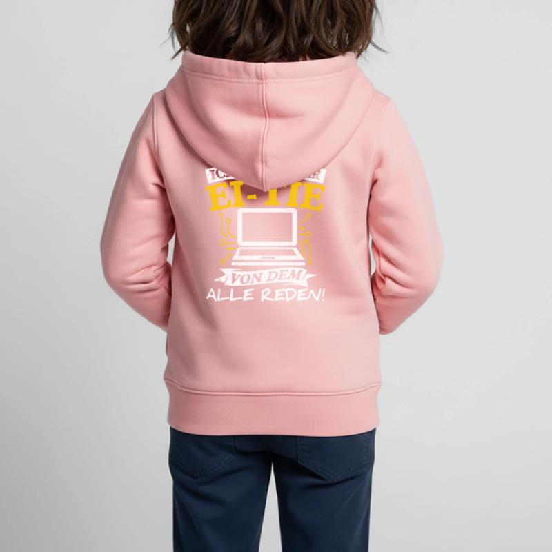 IT Computer PC Beruf Abreit Computer Fan Spruch IT Kinder Premium Organic Zip Hoodie