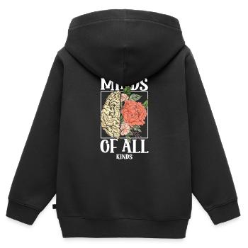 Professeur de vitesse J’enseigne aux esprits toutes sortes de thérapeutes Aba - Sweat Premium à capuche zippé enfant bio - noir - Dos - AI Model Kid Male (0cm)