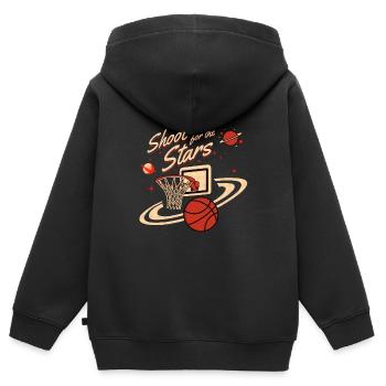 Basketball Shoot for the Stars - Kinder Premium Organic Zip Hoodie - Schwarz - Hinten - AI Model Kid Male (0cm)