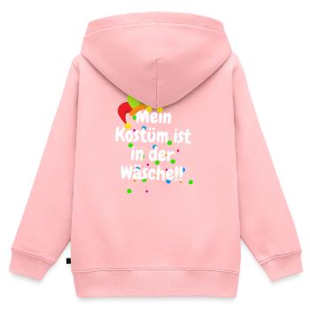 My Costume Is In The Laundry Carnival Costume - Kids Premium Organic Zip-up Hoodie - rose - Back - AI Model Kid Female (0cm)