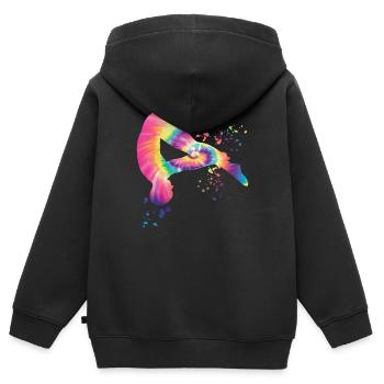 Diving, Artistic Jumping, Synchronized Diving - Kids Premium Organic Zip-up Hoodie - black - Back - AI Model Kid Male (0cm)