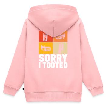 Euphonium Euphoniumspieler - Kinder Premium Organic Zip Hoodie - Rosa - Hinten - AI Model Kid Female (0cm)