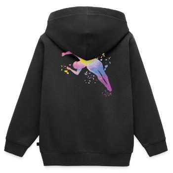 Diving, Synchronized Diving, Artistic Jumping - Kids Premium Organic Zip-up Hoodie - black - Back - AI Model Kid Male (0cm)