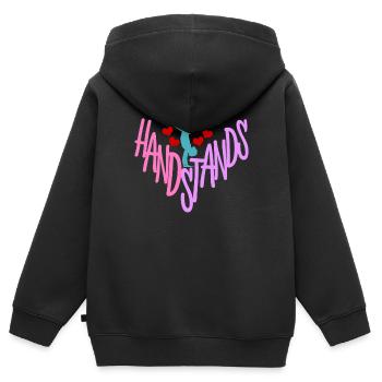 Gymnast Handstands Handstand Gymnastics - Kinder Premium Organic Zip Hoodie - Schwarz - Hinten - AI Model Kid Male (0cm)
