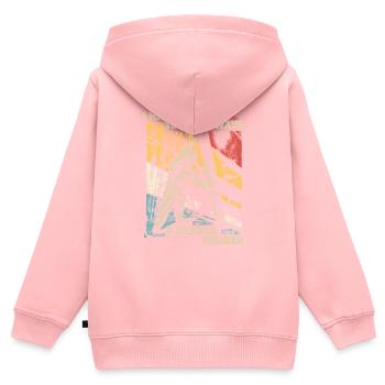 Je suis peut-être à la retraite, mais je suis toujours un travailleur des champs pétrolifères - Sweat Premium à capuche zippé enfant bio - rose - Dos - AI Model Kid Female (0cm)