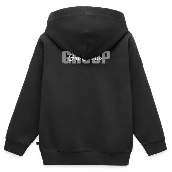Endoscopy – Gut Glance Group - Kids Premium Organic Zip-up Hoodie - black - Back - AI Model Kid Male (0cm)