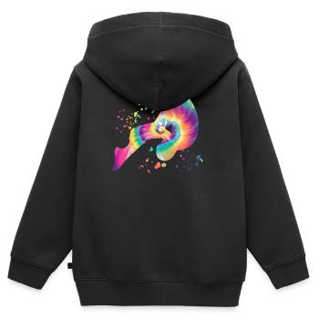 Synchronized Water Diver High Diver - Kids Premium Organic Zip-up Hoodie - black - Back - AI Model Kid Male (0cm)