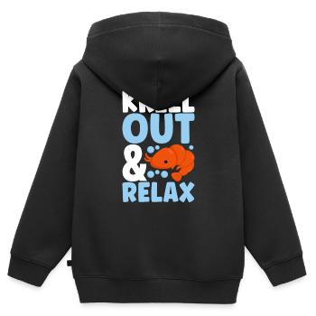 Marine Biology Marine Biologist - Kids Premium Organic Zip-up Hoodie - black - Back - AI Model Kid Male (0cm)