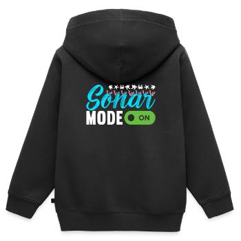 Marine Biology Marine Biologist - Kids Premium Organic Zip-up Hoodie - black - Back - AI Model Kid Male (0cm)