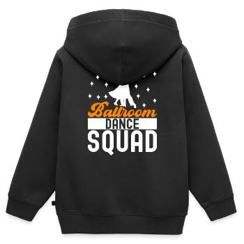 Ballsaal Tanz Ballsaaltänzer Gesellschaftstänzer - Kinder Premium Organic Zip Hoodie - Schwarz - Hinten - AI Model Kid Male (0cm)