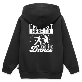Ballsaal Tanz Ballsaaltänzer Gesellschaftstänzer - Kinder Premium Organic Zip Hoodie - Schwarz - Hinten - AI Model Kid Male (0cm)