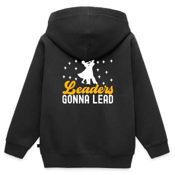 Ballsaal Tanz Ballsaaltänzer Gesellschaftstänzer - Kinder Premium Organic Zip Hoodie - Schwarz - Hinten - AI Model Kid Male (0cm)
