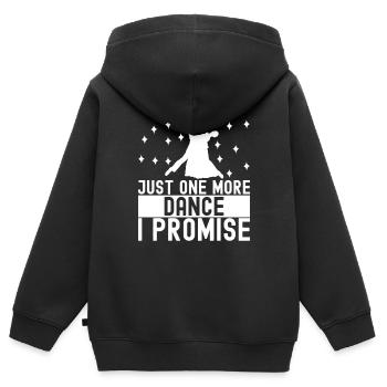 Ballsaal Tanz Ballsaaltänzer Gesellschaftstänzer - Kinder Premium Organic Zip Hoodie - Schwarz - Hinten - AI Model Kid Male (0cm)