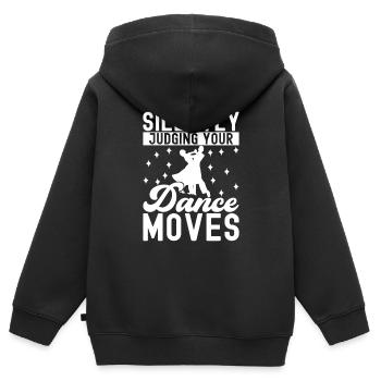 Ballsaal Tanz Ballsaaltänzer Gesellschaftstänzer - Kinder Premium Organic Zip Hoodie - Schwarz - Hinten - AI Model Kid Male (0cm)