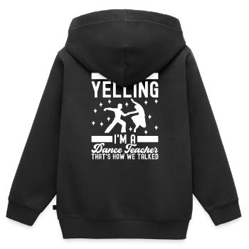 Ballsaal Tanz Ballsaaltänzer Gesellschaftstänzer - Kinder Premium Organic Zip Hoodie - Schwarz - Hinten - AI Model Kid Male (0cm)