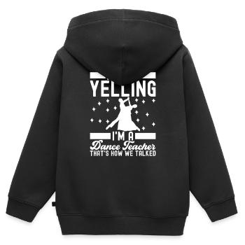 Ballsaal Tanz Ballsaaltänzer Gesellschaftstänzer - Kinder Premium Organic Zip Hoodie - Schwarz - Hinten - AI Model Kid Male (0cm)