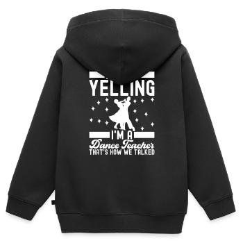 Ballsaal Tanz Ballsaaltänzer Gesellschaftstänzer - Kinder Premium Organic Zip Hoodie - Schwarz - Hinten - AI Model Kid Male (0cm)