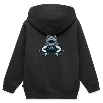 Ecuador Quito Guayaquil Ecuadorianische - Kinder Premium Organic Zip Hoodie - Schwarz - Hinten - AI Model Kid Male (0cm)