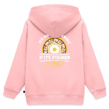 It's Hot Hoarding If It's Stained Glass - Kinder Premium Organic Zip Hoodie - Rosa - Hinten - AI Model Kid Female (0cm)