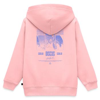 Diskusfisch Buntbarsch Aquarium Fischhalter - Kinder Premium Organic Zip Hoodie - Rosa - Hinten - AI Model Kid Female (0cm)