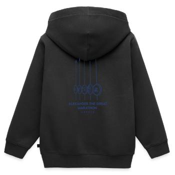 Alexander the Great Marathon – Greece - Kids Premium Organic Zip-up Hoodie - black - Back - AI Model Kid Male (0cm)